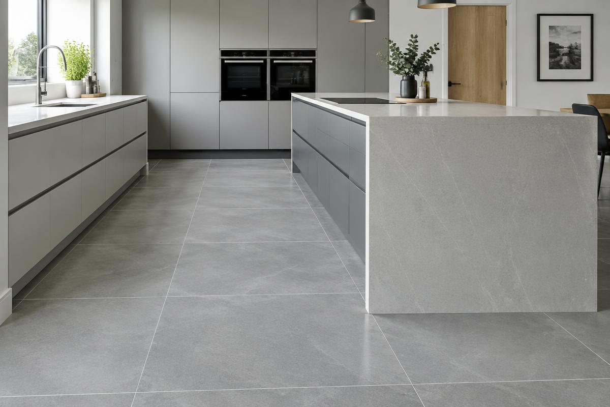 Pose de carrelage grand format