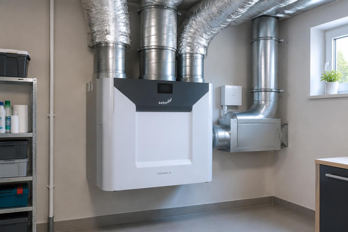Installation de ventilation double flux